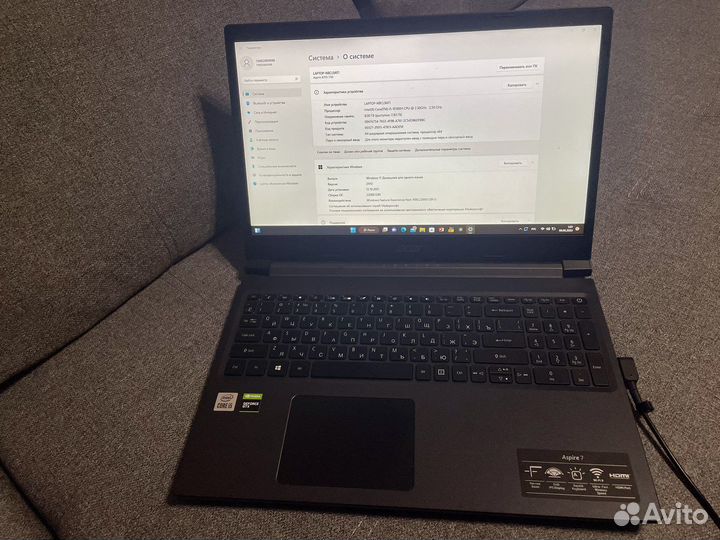 Игровой Acer Aspire 7 A715-75G