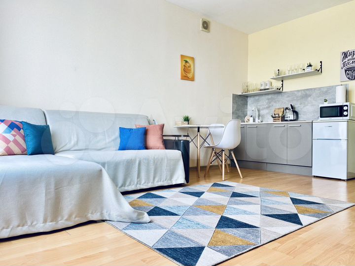 Квартира-студия, 38 м², 6/9 эт.