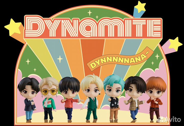 BTS tinytan Nendoroid Dynamite V Suga Jimin RM бтс
