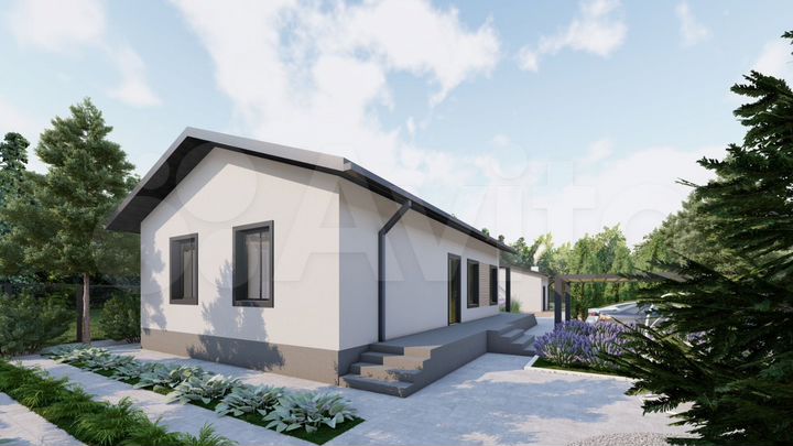 Дом 70 м² на участке 6 сот.