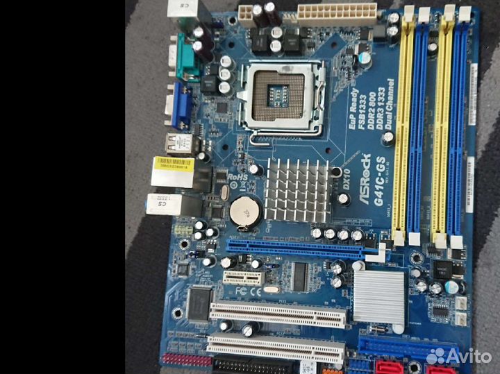 Материнская плата 775 Asrock G41C-GS Gigabyte AMD