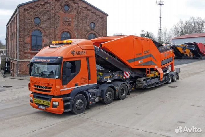 Двухвальный мобильный шредер arjes titan 950 (дизе