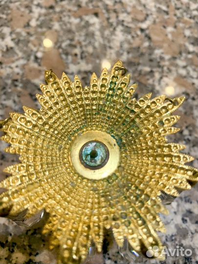 Винтажные хрустальные подсвечники