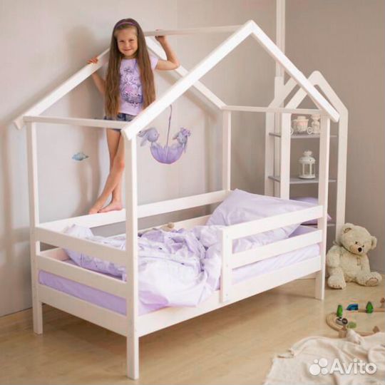 Кроватка MY place из массива высокий борт для малы