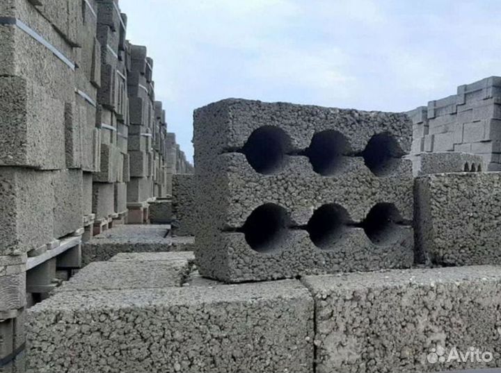 Блок керамзитобетонный 25