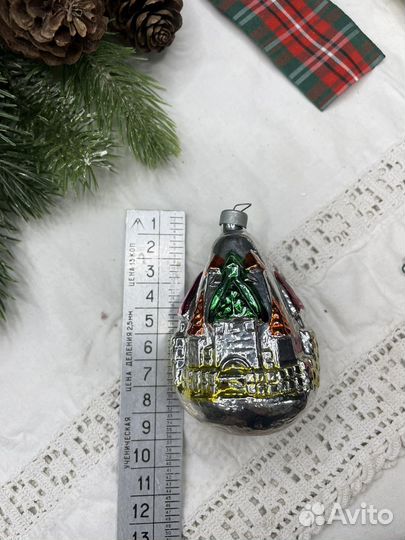 Елочная игрушка царь град СССР (сзр)