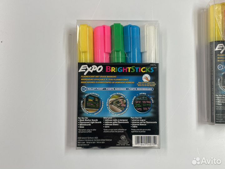 Флуоресцентные маркеры expo Bright Sticks 5 шт