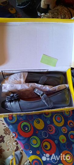 Туфли для девочки 33 размер новые