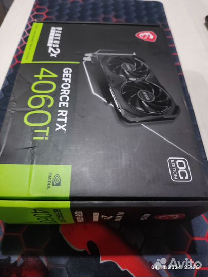 Видеокарта rtx 4060 ti