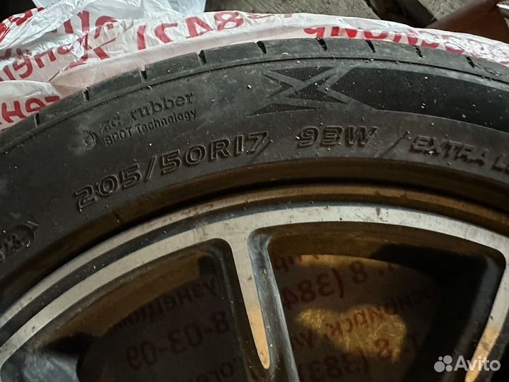 Летняя резина на литье