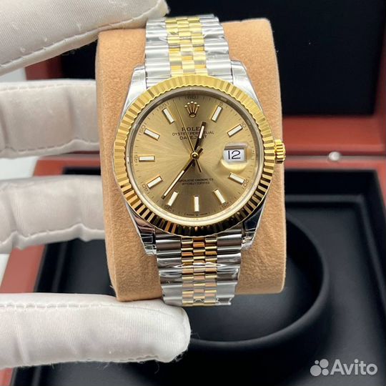 Rolex DateJust 41 желтое золото