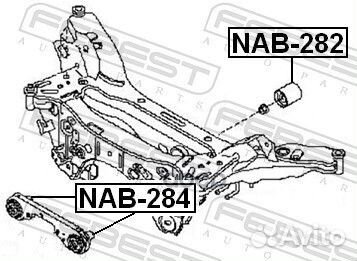 Сайлентблок заднего дифференциала NAB282 Febest