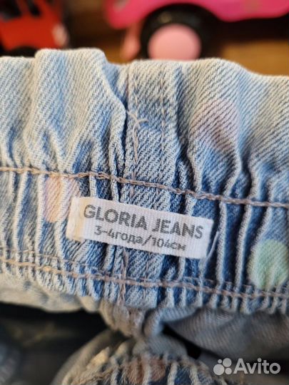 Джинсы для девочки gloria jeans 104