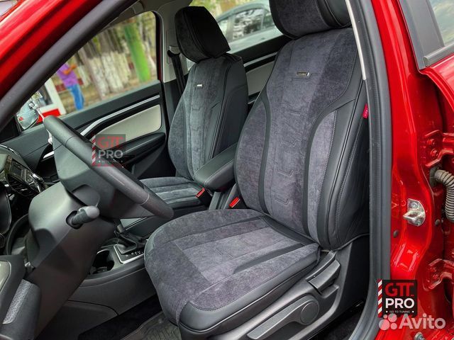 Авточехлы 5D LADA Vesta велюр премиум каркасные