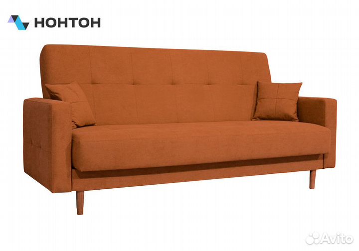 Диван книжка Фиеста Лайт коричневый