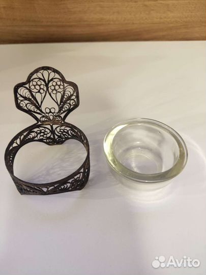 Солонка мельхиор СССР