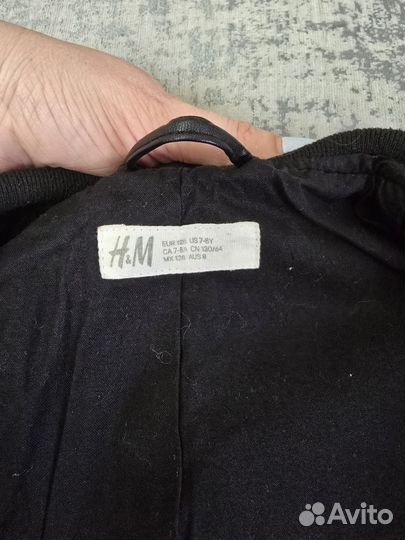 Кожаная куртка детская h&m