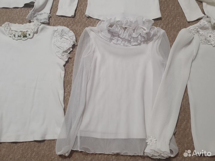 Блузки Маленькая леди 122,128,134