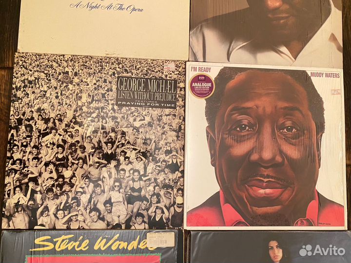 Винил Amy Winehouse, George Michael, Muddy Waters