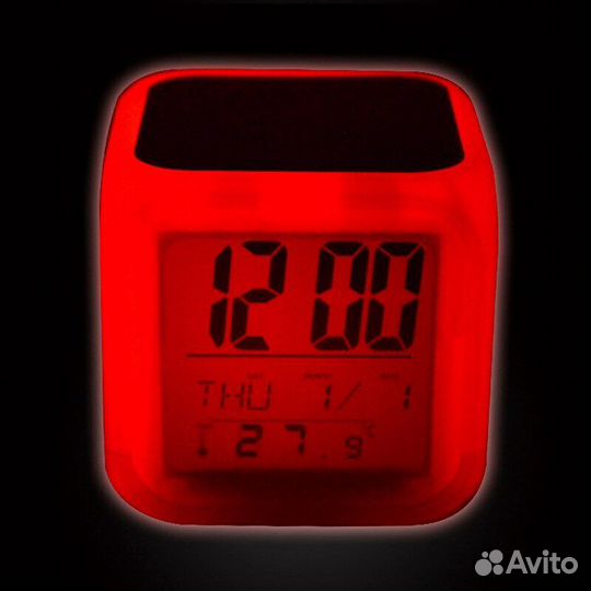 Часы будильник LED