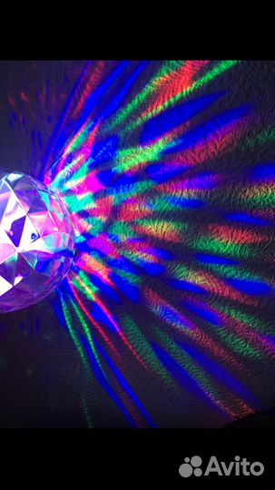 Светильник цветная лампочка Дисколампа