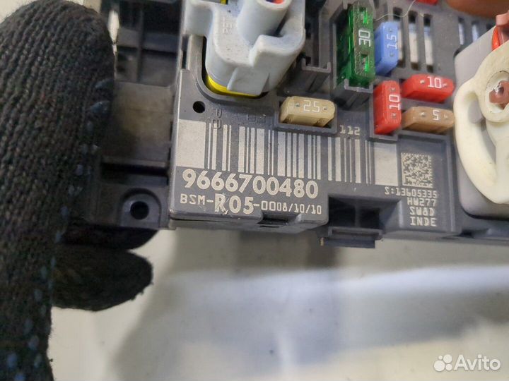 BSM Блок предохранителей Peugeot 308, 2011