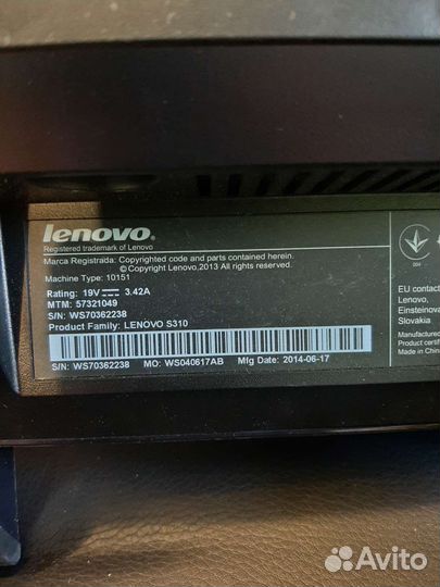 Моноблок Lenovo s310