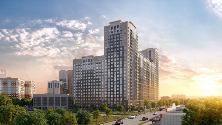 2-к. квартира, 61,6 м², 17/25 эт.