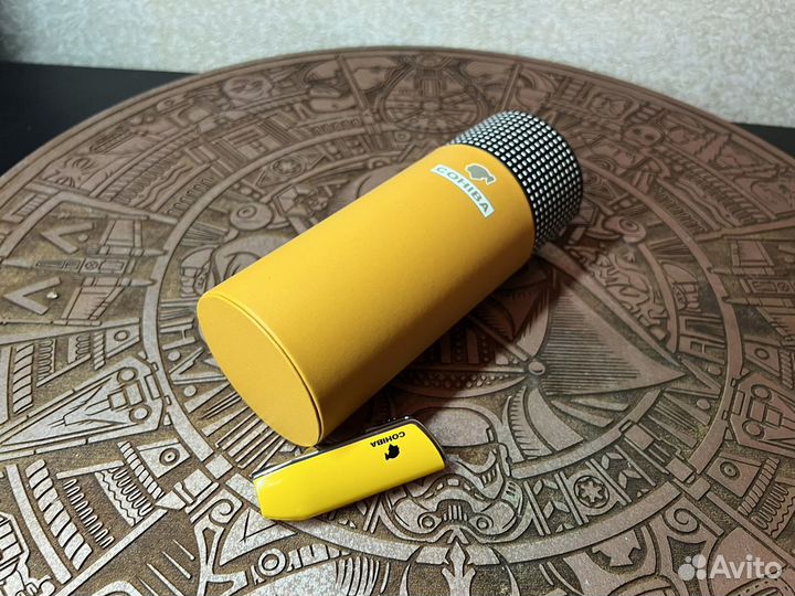 Хьюмидор тубус Cohiba для сигар с увлажнителем