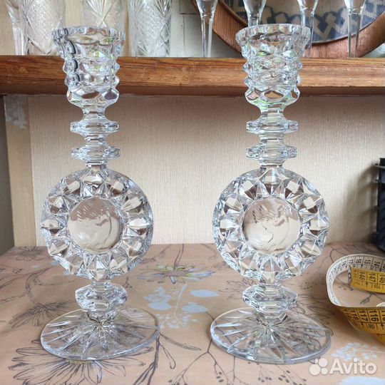 Подсвечник СССР хрусталь