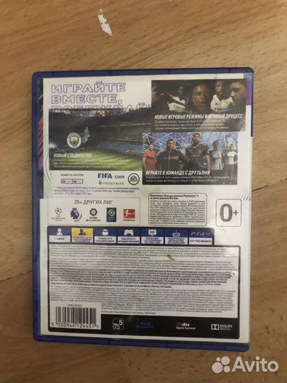 Fifa 21 ps4 диск