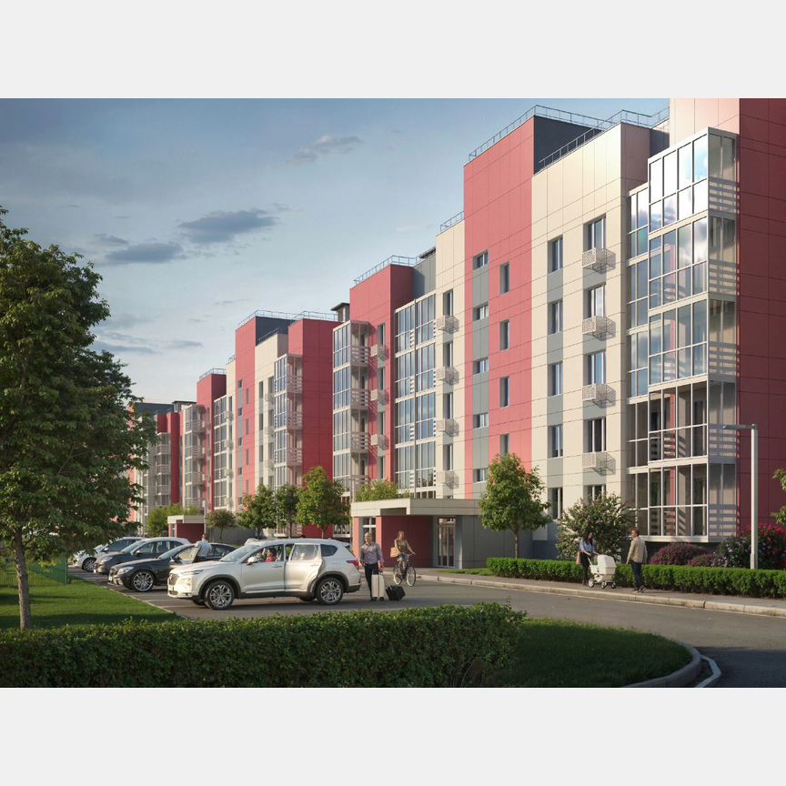 2-к. квартира, 54,3 м², 5/5 эт.