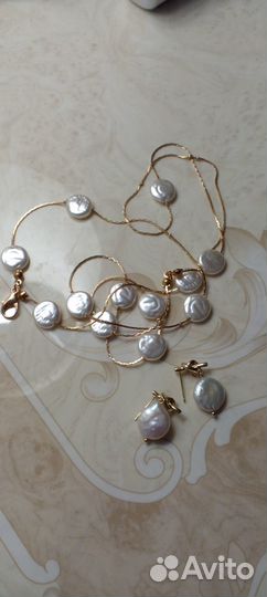 Комплект жемчуг