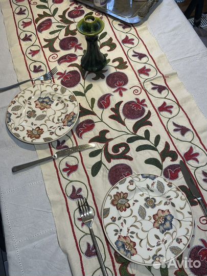 Дорожка с узбекским орнаментом,ручная работа