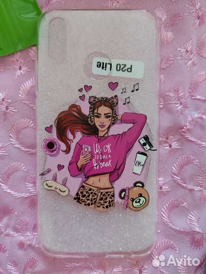 Чехол на huawei p20 lite новый