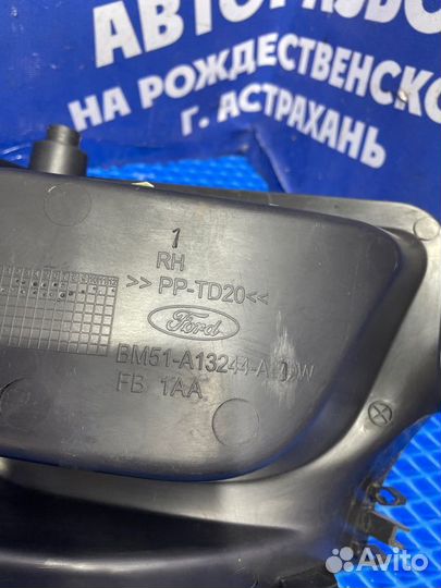 Накладка на порог Ford Focus 3 седан pnda 2011