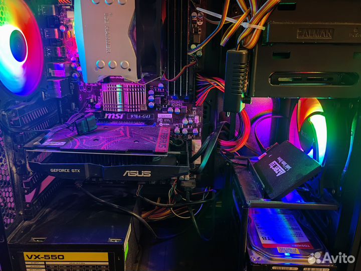 Игровой компьютер fx8300/gtx 1050 ti/16 Gb RAM