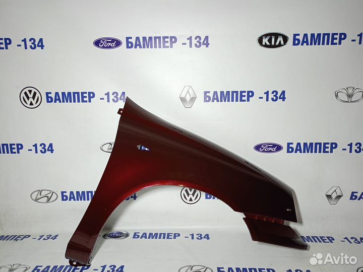 Крыло переднее правое пластик лада калина 1