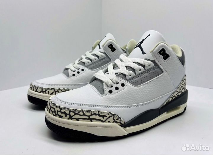 Кроссовки Nike air jordan 3 retro (люкс 40-45)