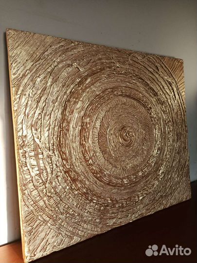 Текстурная картина маслом абстракция