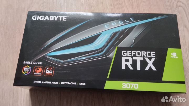 Видеокарта gigabyte GeForce RTX 3070 eagle OC