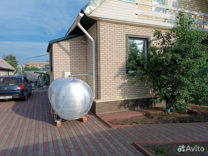 Установка газгольдеров. Автономная газификация