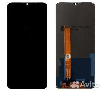 Дисплей для Realme C21Y в сборе с тачскрином Черны