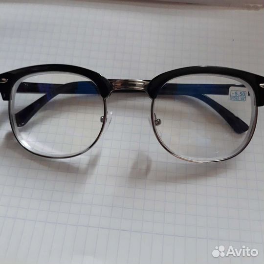 Очки на минус 5.5. Две пары