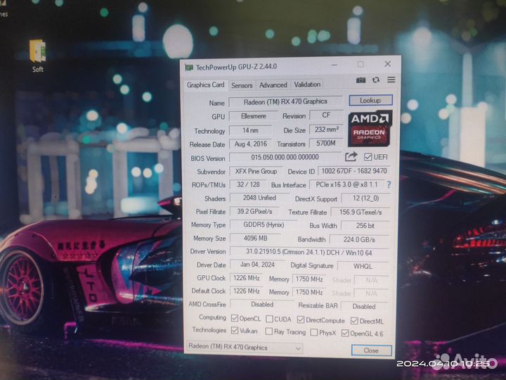 XFX Radeon RX470 4GB