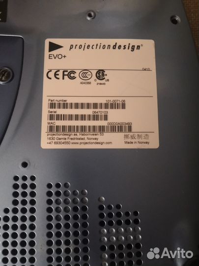 Проектор Projectiondesign Evo +