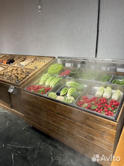 Современный овощной магазин