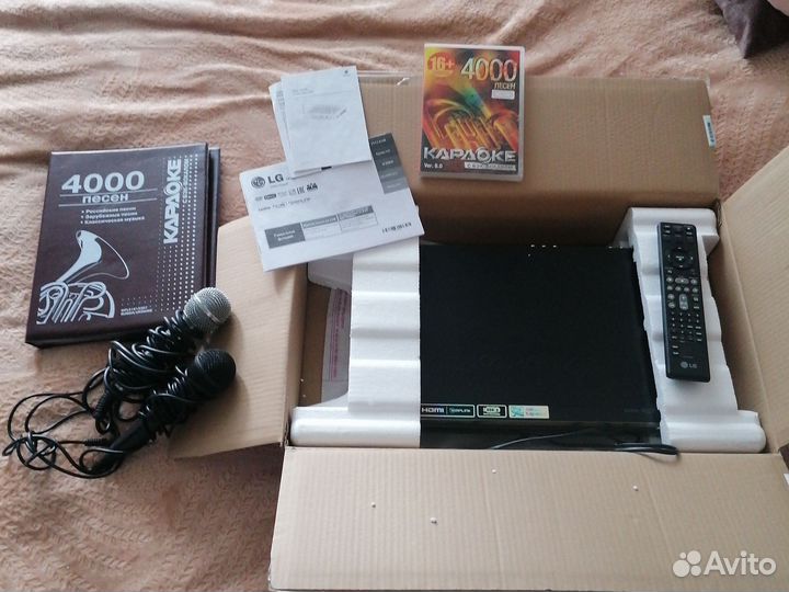 Dvd плеер с караоке lg