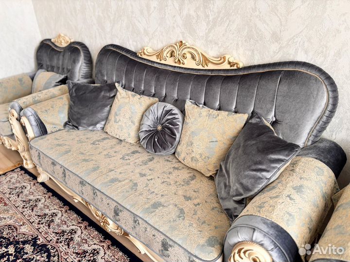 Мягкая мебель диван и кресла бу