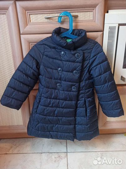 Пальто для девочки Benetton 3-4 года